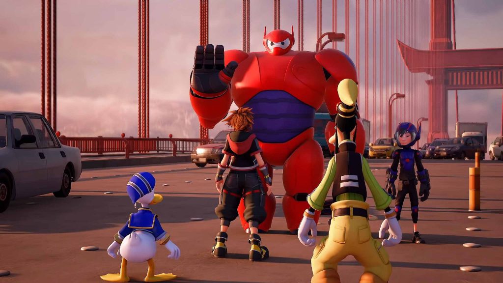 KINGDOM HEARTS III: Neuer Gameplay-Trailer mit zahlreichen Features 7 KINGDOM HEARTS III Baymax Welt