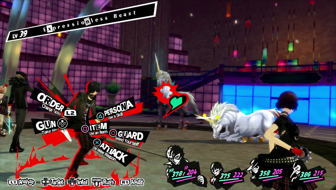 03 Screenshot P5R Kampf 01