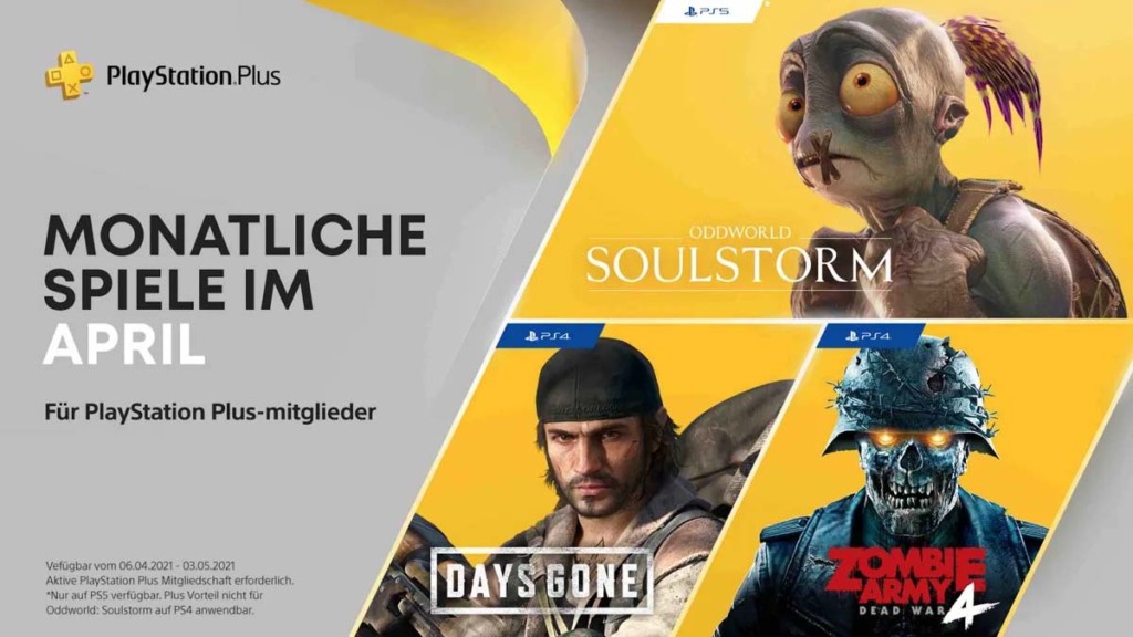 PlayStation Plus im April mit Oddworld: Soulstorm & Zombie Army 4 12 PlayStation Plus April 2021