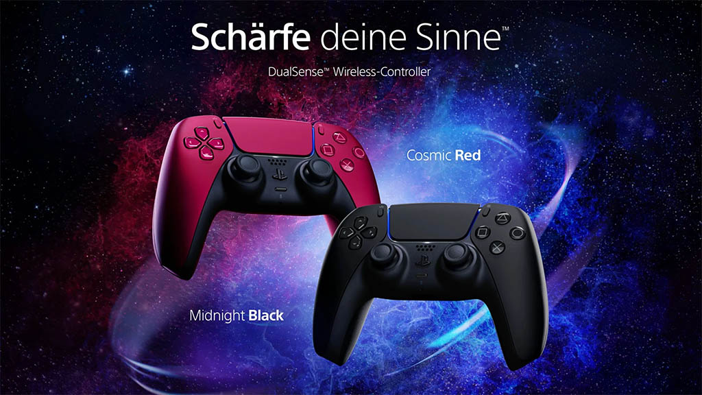 DualSense Midnight Black Cosmic Red