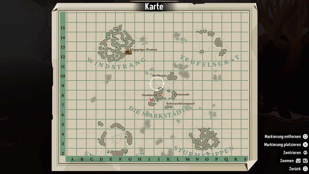 Dredge Karte Screenshot