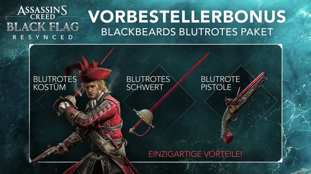 Assassins Creed Black Flag Resynced Vorbestellerbonus