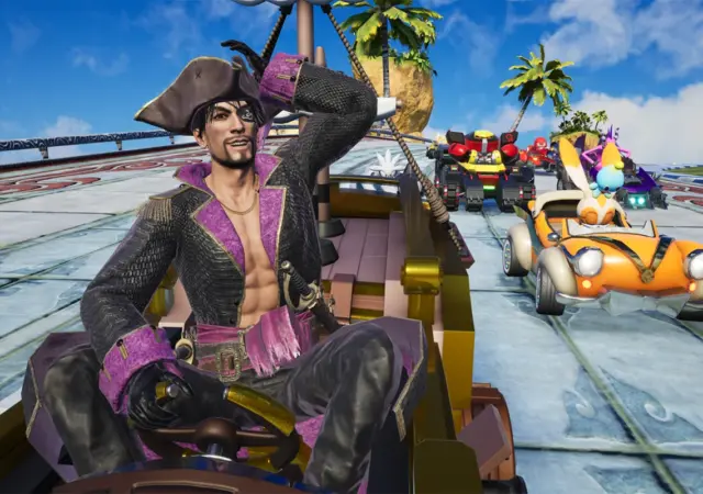Sonic Racing CrossWorlds Captain Majima
