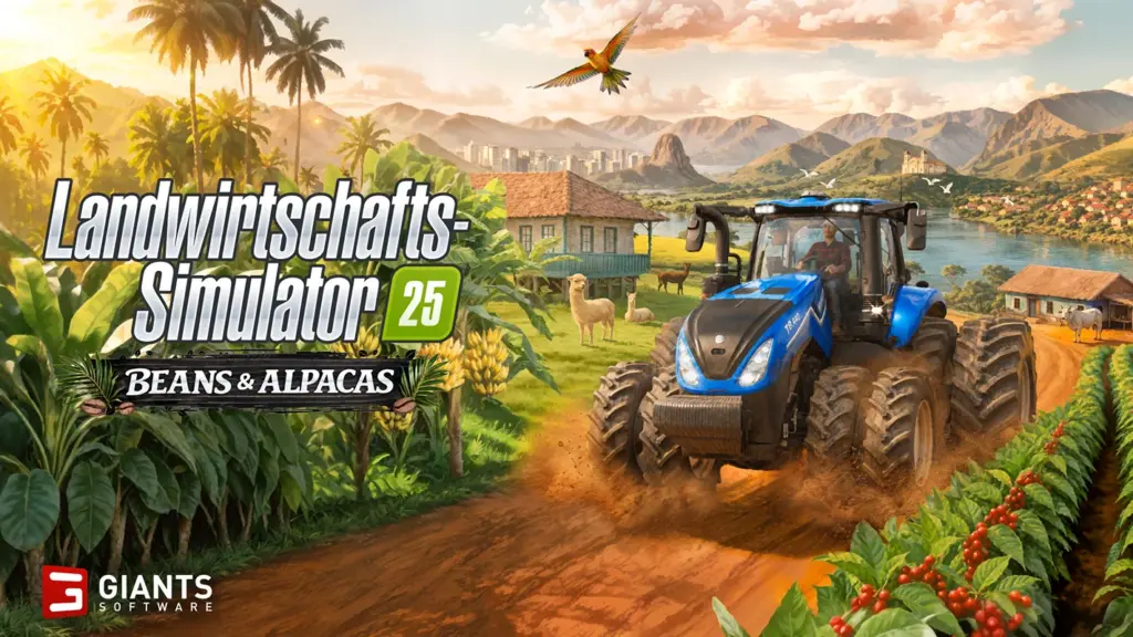 Erstes Gameplay zu Landwirtschafts-Simulator 25: Beans & Alpacas 4 Landwirtschafts-Simulator 25: Beans & Alpacas