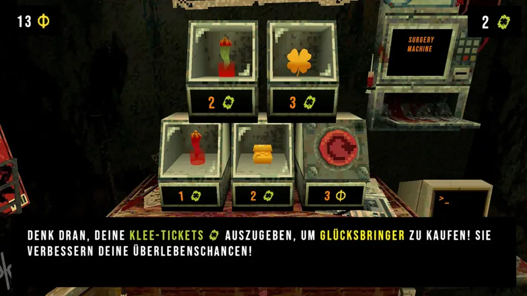 CloverPit im Test: Der teuflische Pakt mit dem Glücksspielautomaten 4 CloverPit Screenshot 04