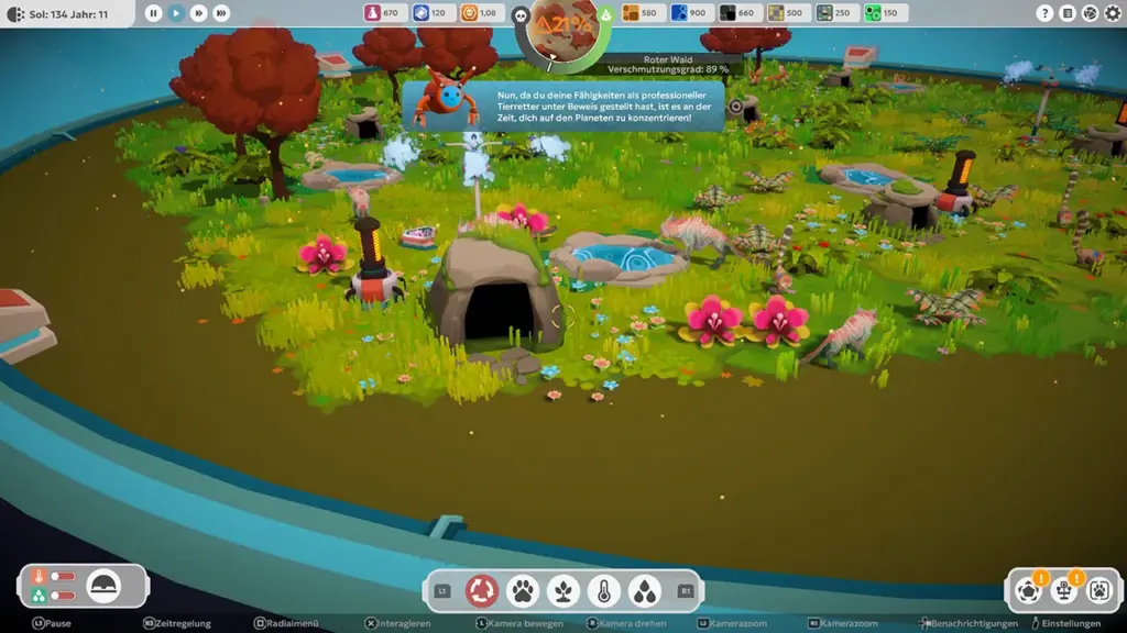 BioEden im Test: Cozy-Management auf PS5 1 BioEden Screenshot 01