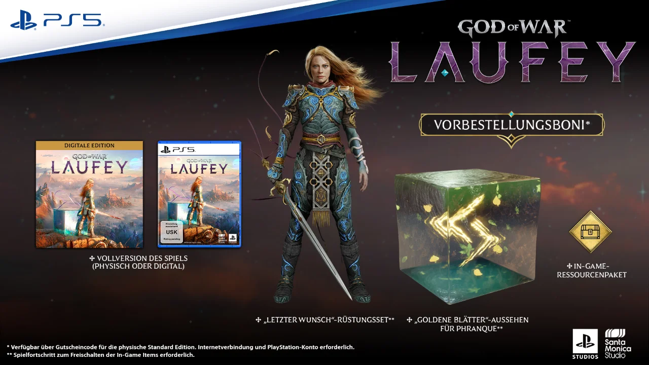 Fayes Reise ins Jenseits der Götter: God of War Laufey ab morgen vorbestellbar 1 God of War Laufey Vorbesteller Boni